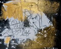 Golden expression, 110 x 90 cm