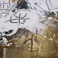 Golden expression, 110 x 90 cm