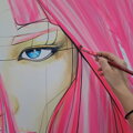 Quantum leap girl , 100 x 120 cm / special print /
