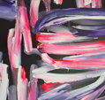 Happy strokes, 150 x 120 cm