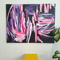 Happy strokes, 150 x 120 cm