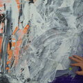 Mystic black&white, 150 x 120 cm