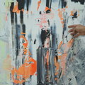 Mystic black&white, 150 x 120 cm