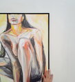 Čierny hliníkový rám  91 x 61 cm + rámovanie