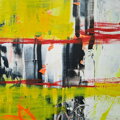 Yellow & red, 150 x 120 cm