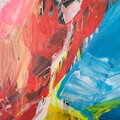 Abstraction_warm, 190 x 95 cm