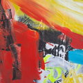Abstraction_warm, 190 x 95 cm