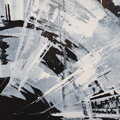 White motion, 140 x 160 cm 