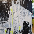 White on black, 140 x 160 cm