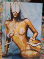 White snake wisdom, 91 x 61 cm