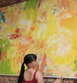 Where joy begins, 200 x 150 cm