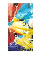 Abstraction_warm, 190 x 95 cm