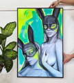 BUNNY GIRLS_turquis / viac info vo vnútri /