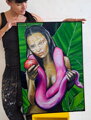 Eva in the jungle, 91 x 61 cm