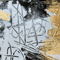 Golden expression, 110 x 90 cm