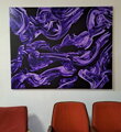 Violet slow motion, 150 x 120 cm