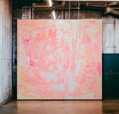 Soft pink, 140 x 160 cm