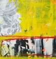 Yellow & red, 150 x 120 cm