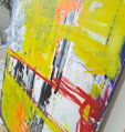Yellow & red, 150 x 120 cm