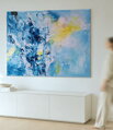 Into the blue, 200 x 150 cm