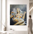 Light in darkness, 190 x 140 cm