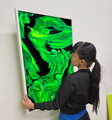 Motion of green_small , 90 x 60 cm