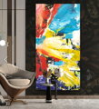 Abstraction_warm, 190 x 95 cm