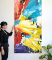 Abstraction_warm, 190 x 95 cm