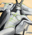 Sunbathing duo, 140 x 130 cm