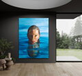Depths of lake / Mirror game 200 x 150 cm