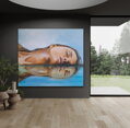 Mirror game, 160  x 180 cm