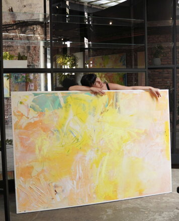 Soft pastel, 140 x 190 cm
