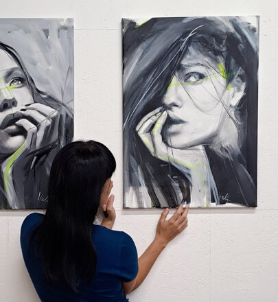 Lost in dreams, 70 x 50 cm