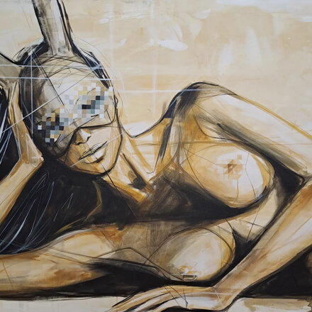 The Unknown love , 165 x 120 cm