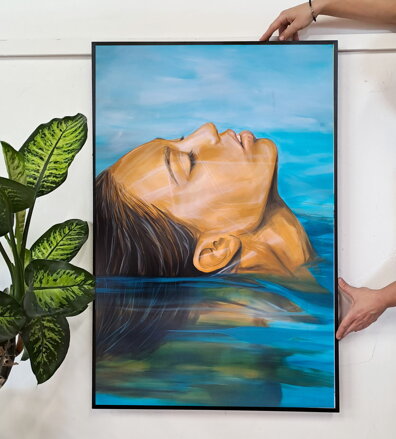 Water game, 91 x 61 cm