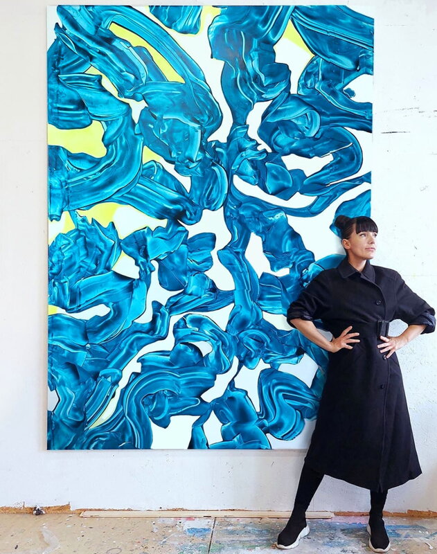 Ocean of motion, 240 cm x 175 cm