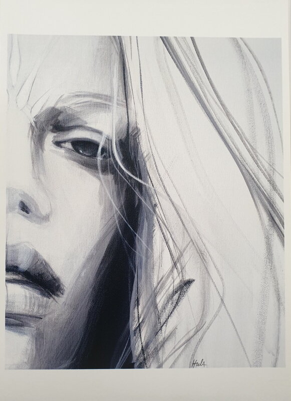 Wild girl / half face, formát A3 Wild girl / half face, formát A3