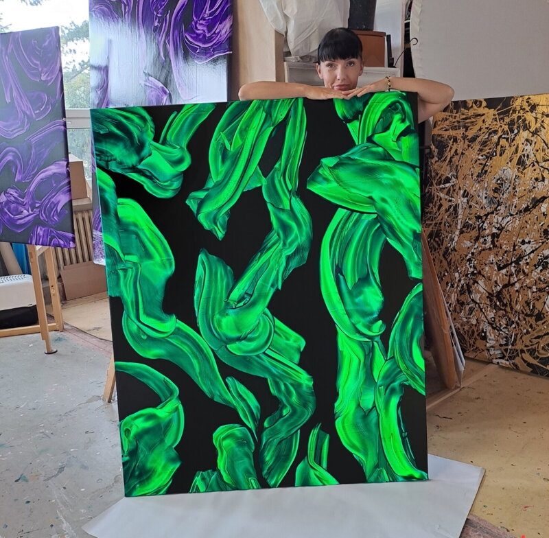 Greenmotion_ ease and flow, 150 x 120 cm