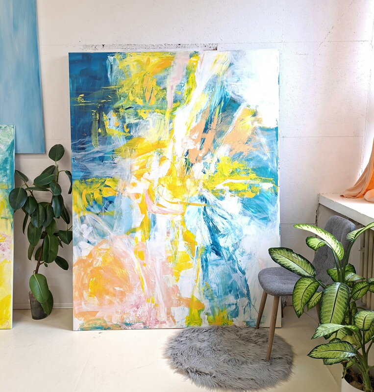 Spring mood, 200 x 150 cm