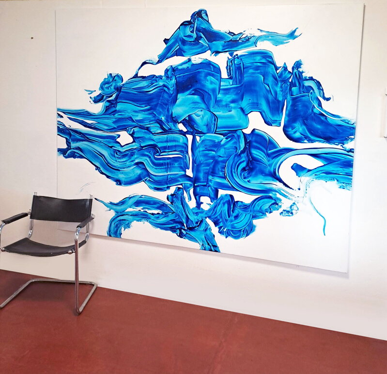 Slow wave, 175 x 220 cm